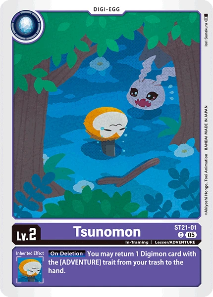 Digimon Card Game Sammelkarte ST21-01 Tsunomon