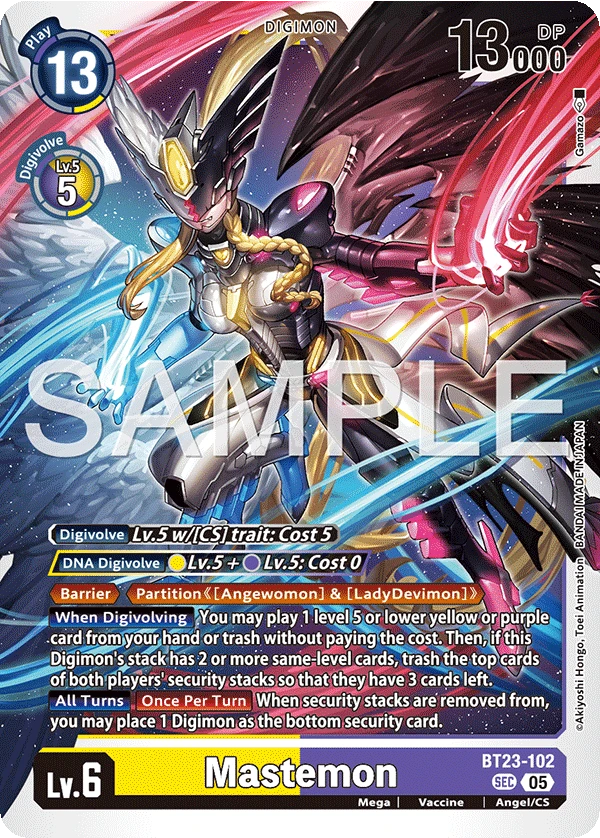 Digimon Card Game Sammelkarte BT23-102 Mastemon
