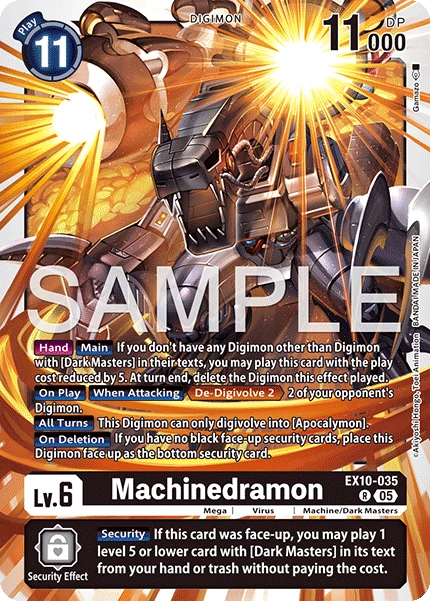 Digimon Card Game Sammelkarte EX10-035 Machinedramon
