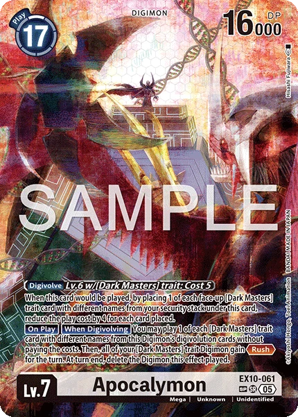 Digimon Card Game Sammelkarte EX10-061 Apocalymon alternatives Artwork 2