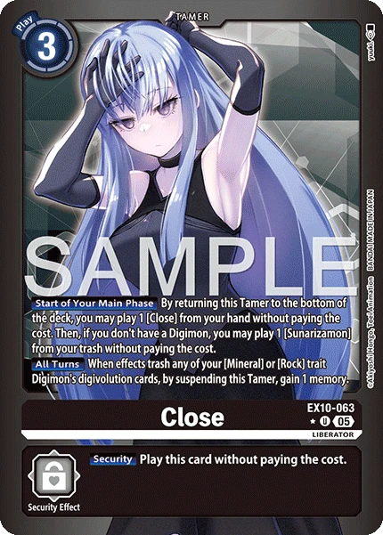 Digimon Card Game Sammelkarte EX10-063 Close alternatives Artwork 1