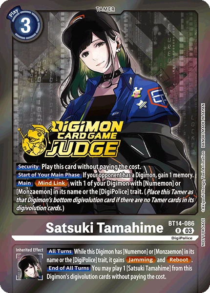 Digimon Card Game Sammelkarte BT14-086 Satsuki Tamahime alternatives Artwork 2