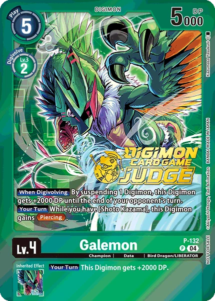 Digimon Card Game Sammelkarte P-132 Galemon alternatives Artwork 4