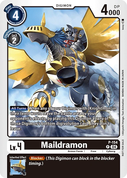Digimon Card Game Sammelkarte P-154 Maildramon